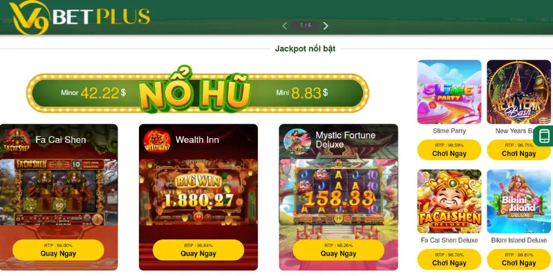 Game slot nổ hũ cực đã