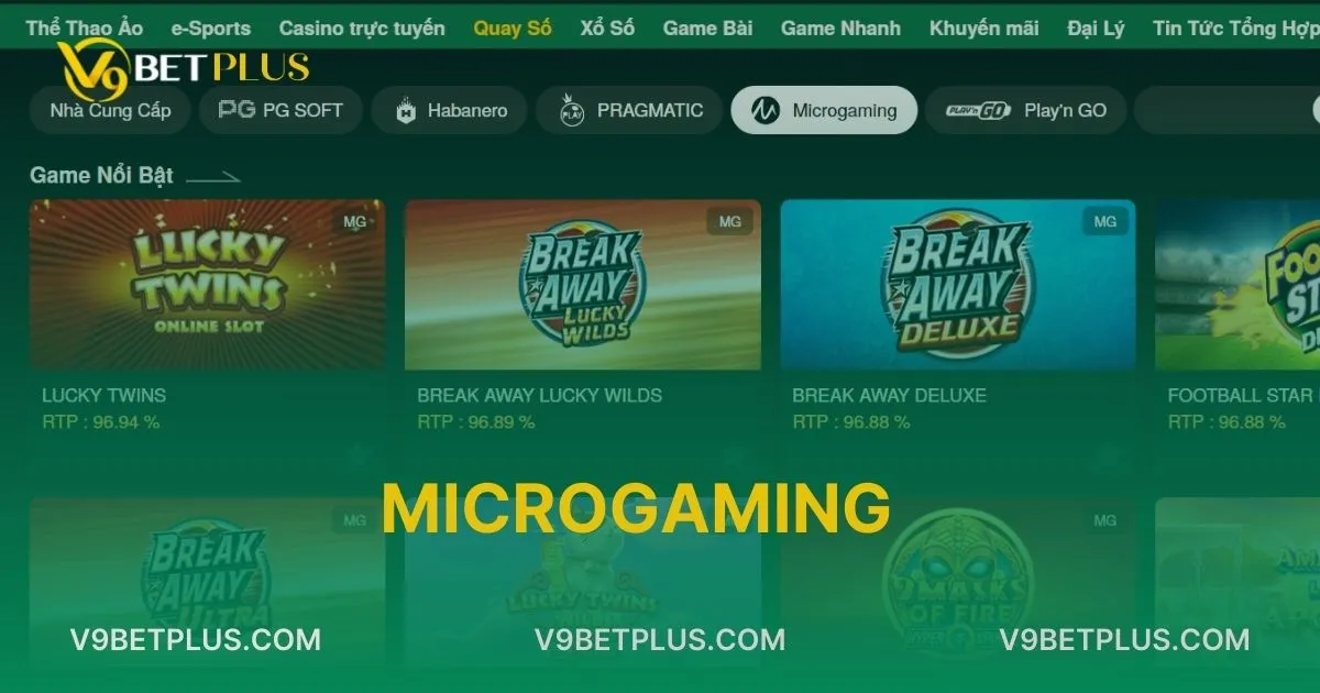 Microgaming - Thỏa thích trải nghiệm nhiều tựa game siêu hấp dẫn