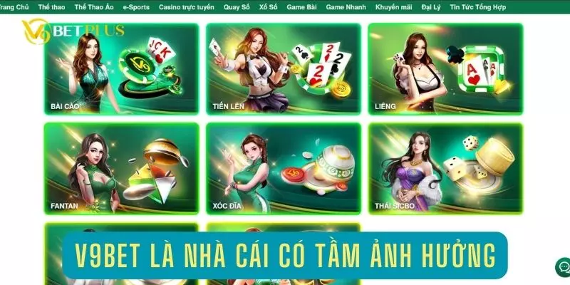 V9bet là một nhà cái uy tín, được đánh giá cao